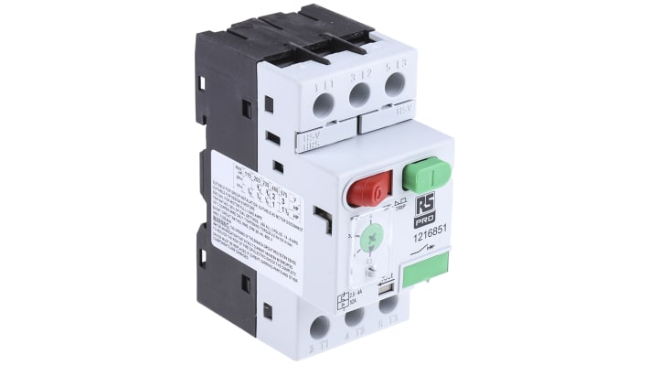 [RS-121-6851] RS PRO 2.5 → 4 A Motor Protection Circuit Breaker