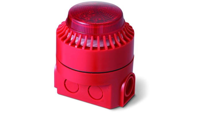 [RS-199-9772] RS PRO Sounder Beacon, 24 V, IP44, 114dB at 1 Metre