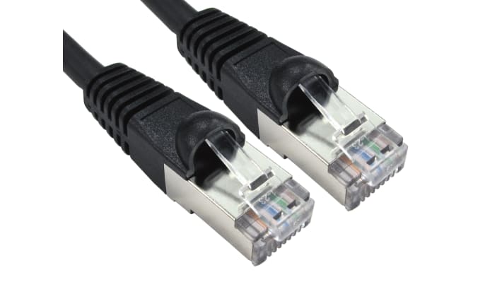 [RS-251-5212] RS PRO, 5m Cat6a, Black RJ45 to Male RJ45 Male, S/FTP Shielded, Terminated LSZH Sheath