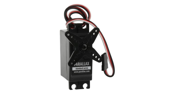 [RS-781-3058] Parallax Inc 4 → 6 V 140 mA Servo Motor, 27 Ncm Max Output Torque
