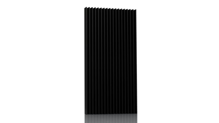 [RS-903-3084] RS PRO Heatsink, Universal Rectangular Alu, 0.48°C/W, 200 x 100 x 15mm, PCB Mount